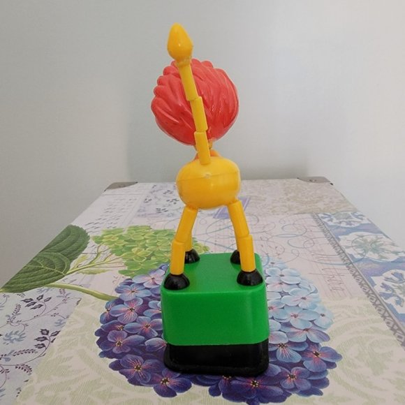 Vintage Push Button Underneath Base Toy Puppet- Lion - Picture 4 of 6